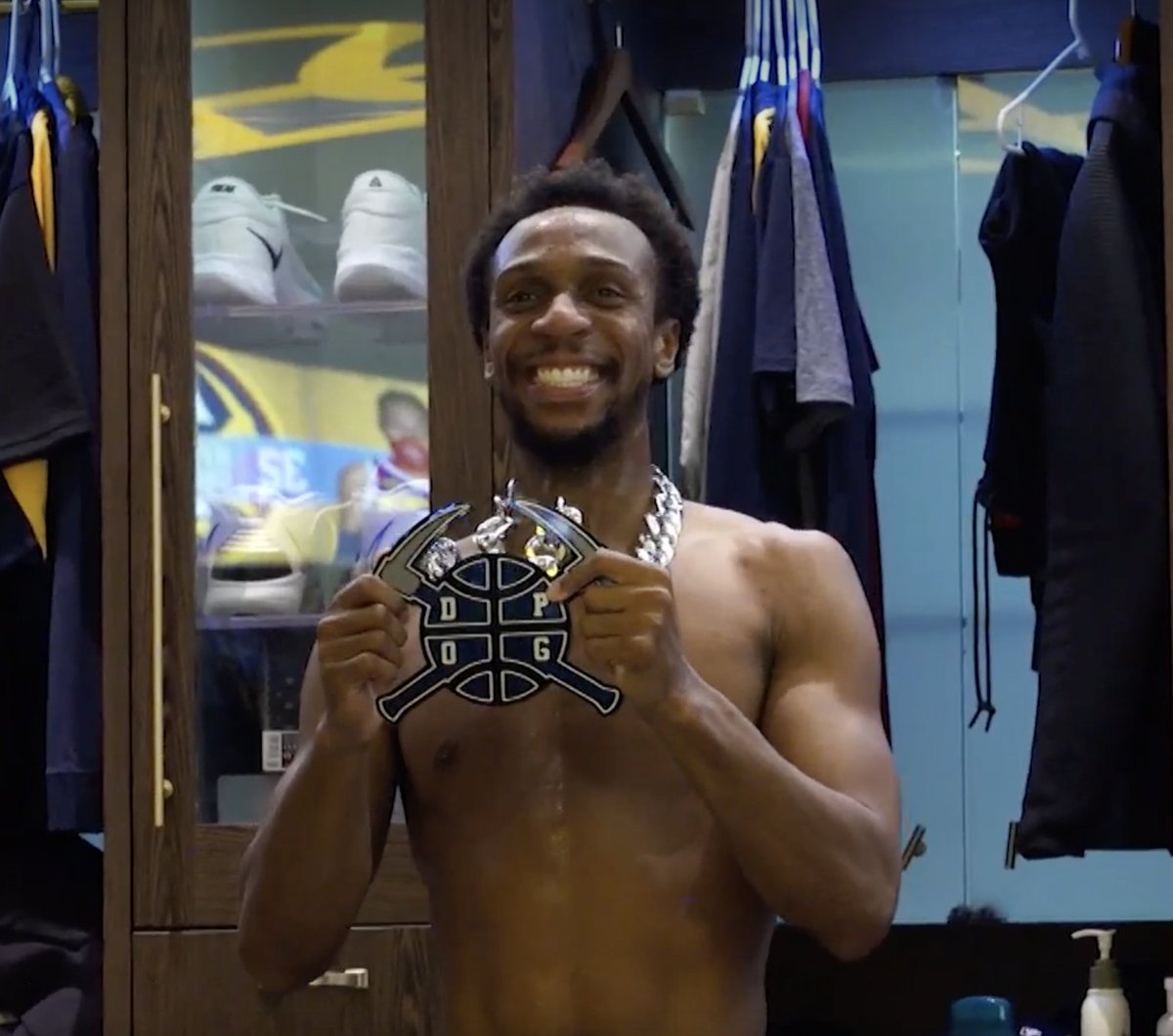 nuggets's tweet photo. BOY... he got that Ish on tho ⛓ https://t.co/1xaKIk9Wmk