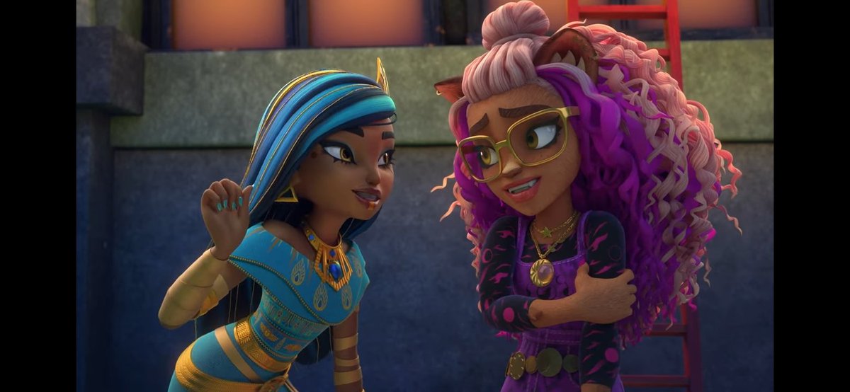 srablightstab's tweet photo. Ok I'm think Cleo and clawdean is going to end up together and I'm not mad they are really cute together (now everyone dont take this seriously I'm just being and fanboy here ) #MonsterHigh https://t.co/4x4Dgtf1w0
