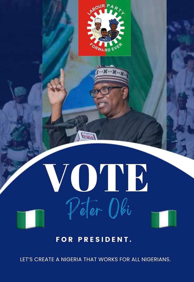 If you can see this tweet, don’t say anything just Pass it on. Vote Peter Obi for President