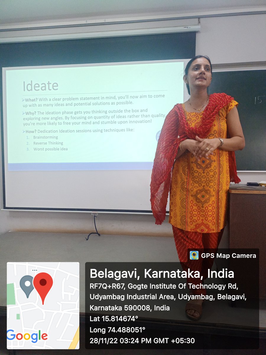 klsgitbelagavi's tweet photo. IIC Conducted Session on “THE IDEA SEED”- Making the world a better place, organized by the Dept. of ISE in association with, the Institution's Innovation Council (IIC), Mrs. Nita Ajith, Technical Lead, Cloud Integration Services United Techno, Chennai. #IIC #technicalead #clouds https://t.co/U4OntqlAP2