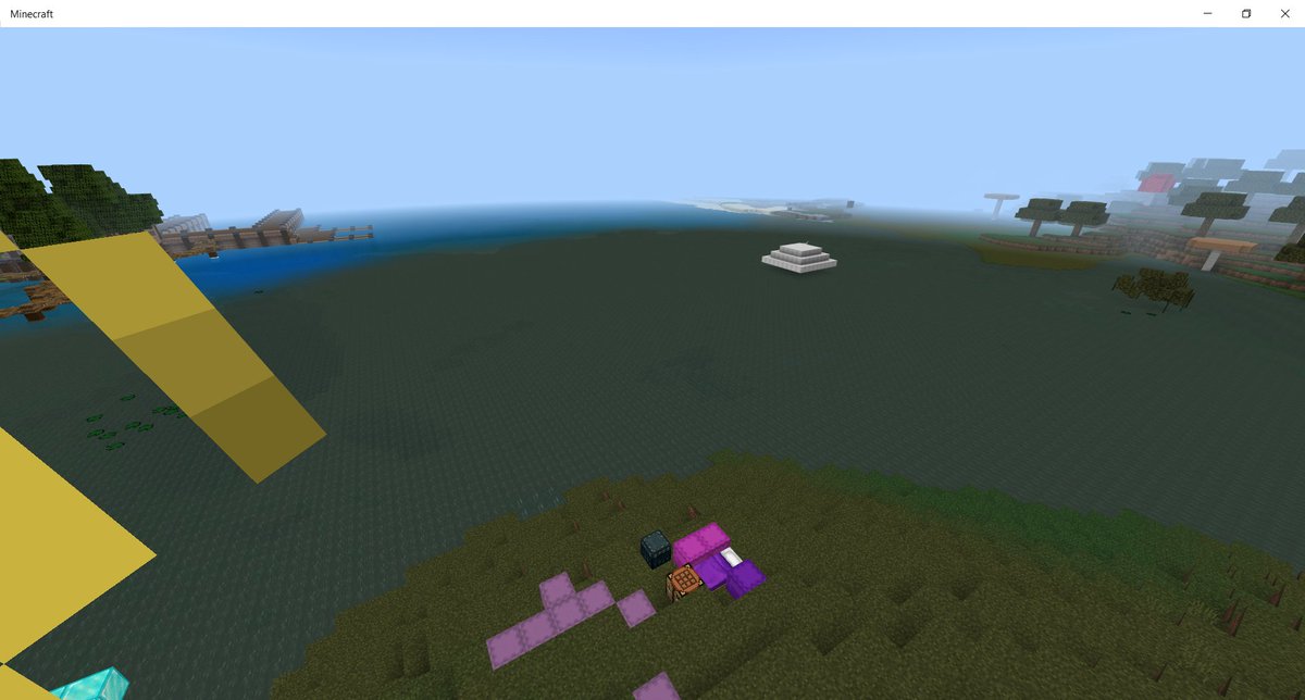 CraftGrandpa's tweet photo. Expanding the swamp, more room for the village/base. #Minecraft #Minecraftbuilds #MinecraftSurvival https://t.co/UnQyJp4uSA