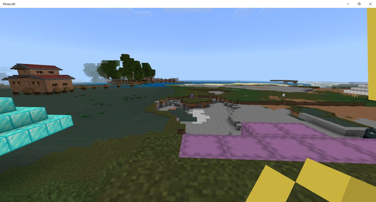 CraftGrandpa's tweet photo. Expanding the swamp, more room for the village/base. #Minecraft #Minecraftbuilds #MinecraftSurvival https://t.co/UnQyJp4uSA