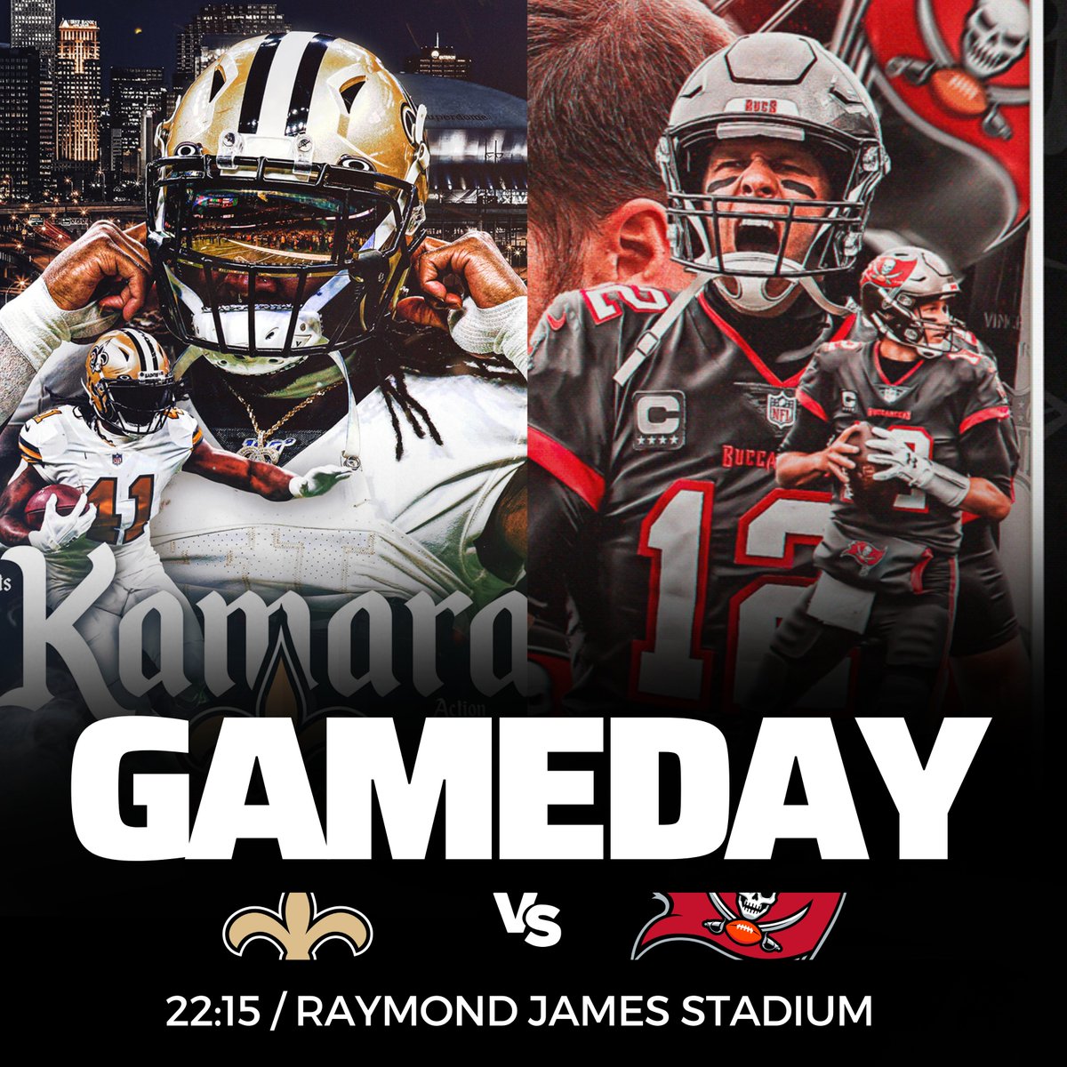 TDHopebr's tweet photo. MONDAY NIGHT FOOTBALL 🏈
#Saints vs #GoBucs 
🗓️ 05/12/2022 - 22h15 https://t.co/I6mIVduLi2