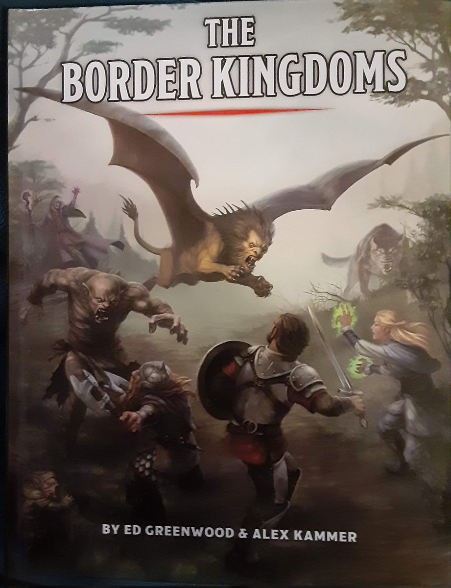 JamesW_RPG's tweet photo. D&amp;D 5e The Border Kingdoms by Ed Greenwood.  Another great @dms_guild print on demand.  I'm really liking what Dungeon Master's Guild is doing with their reprinted clones and 5e third party prints. https://t.co/FGCBFFOUr3