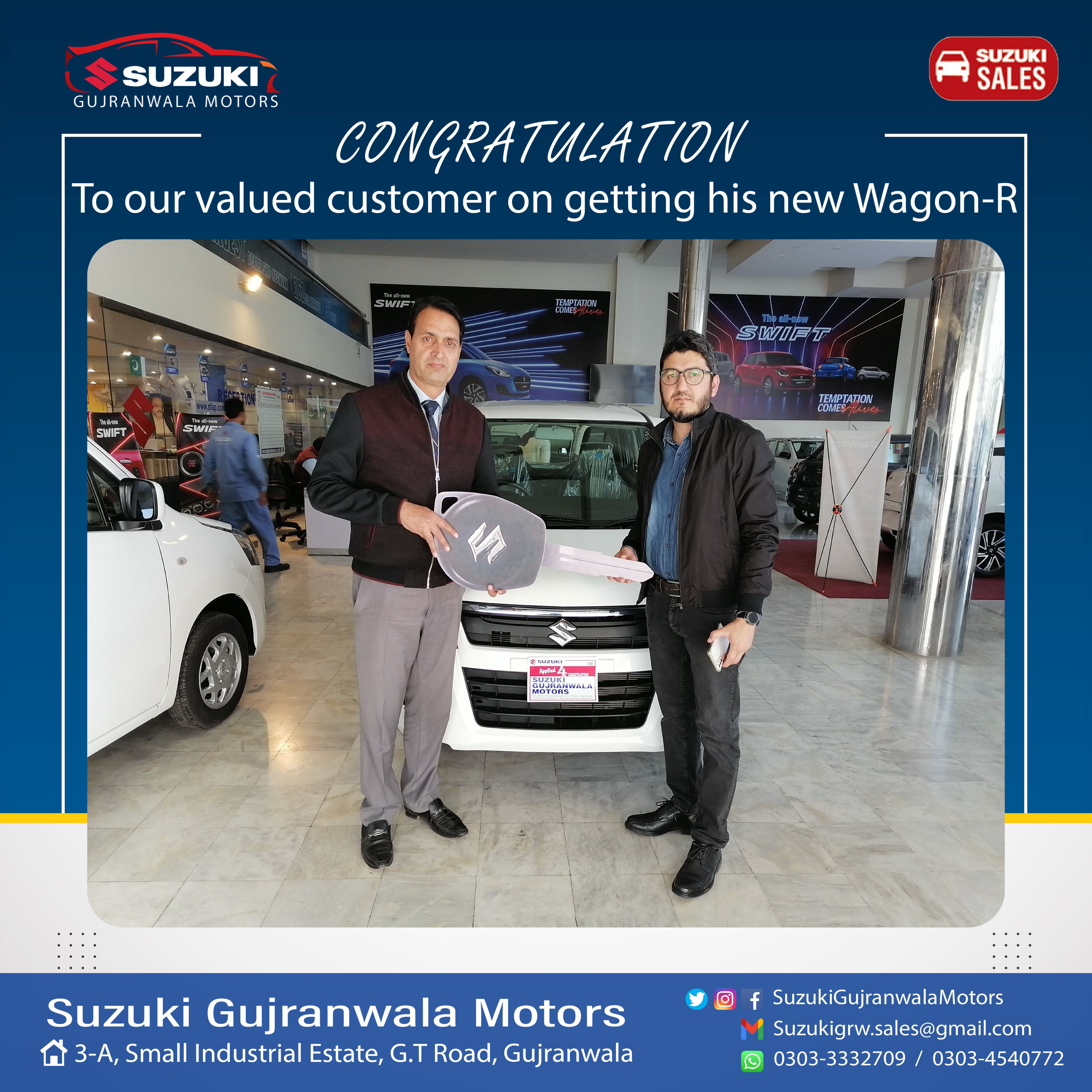 Suzuki Gujranwala Motors (SuzukiGrwMotors) / Twitter