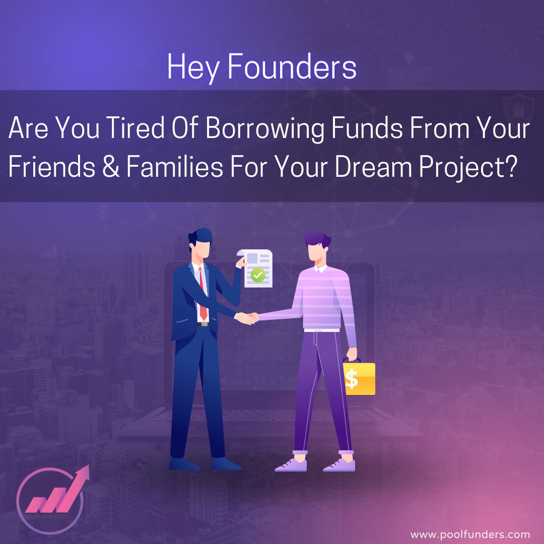 Borrowing is an unwanted burden for startups and we help you eliminate that burden in the initial stage of the project.

#project #poolfunders #creators #artcollector #artists #funders #investors #crowdfunding #defi #indianstartups