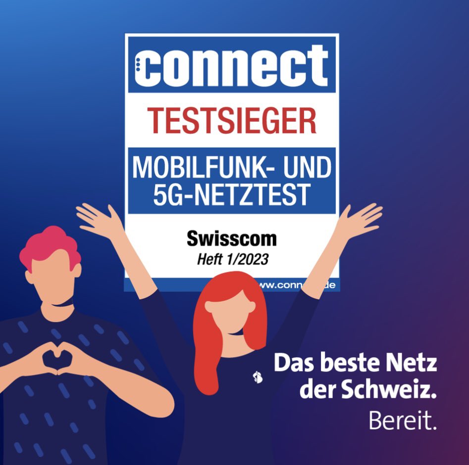 klausliechti's tweet photo. Zum 13. Mal das beste Mobilfunknetz der Schweiz #swisscom #5g 😁 https://t.co/fv3pH8zEqq https://t.co/IqRxuijXnp