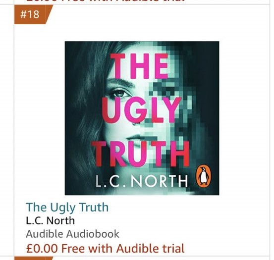 Soooo exciting to see #TheUglyTruth in the top 20 of Hot New Releases for Audible! There is a huge cast of voices recording this right now at <a href="/TransworldBooks/">Transworld Books</a>! They've even asked me to read a little. (I did check they'd heard my voice 🤣) Coming March 23!
