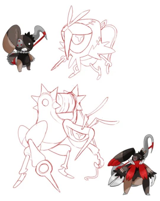 another wip for today, wheelbug sewing assassins 