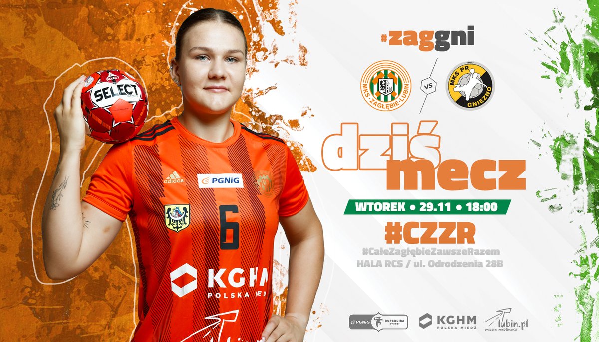 MKS_ZL's tweet photo. #DziśMecz #BigGame #Gramy #MistrzGra
------------
🆚 MKS PR Gniezno
📅 Dziś, 29.11
🕡 18:00
🎟️ https://t.co/Rww1dVbUR3
📍 Hala RCS, ul. Odrodzenia 28B
#CZZR @SLkobiet @kghm_sa @KolejeD @mkszaglebiepl @ZaglebieLubin https://t.co/zCCgeo3WIO