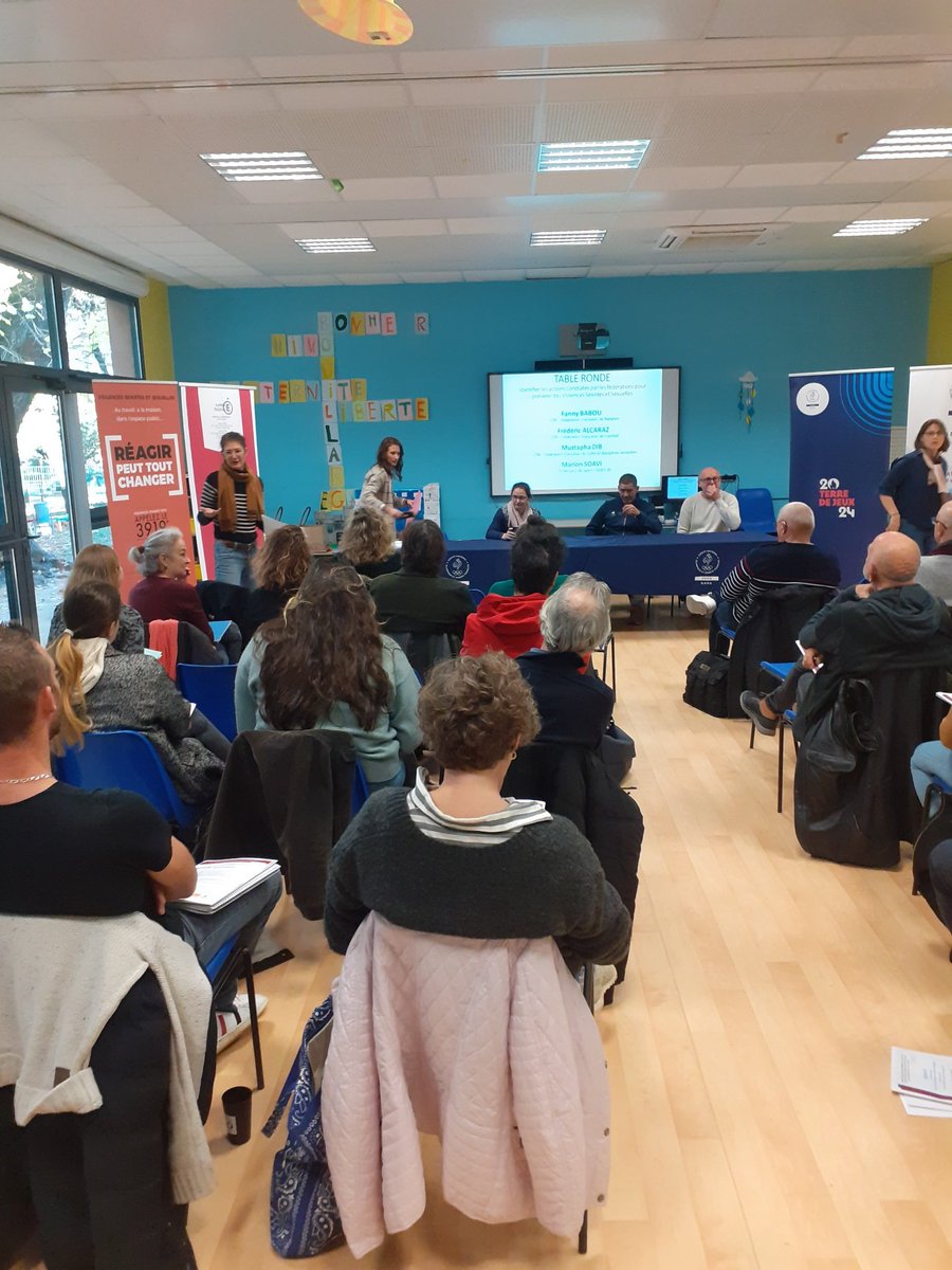 yves_cabon's tweet photo. le #sdjes de la @dsden30 contribue au plan de lutte et de prévention des violences sexistes et sexuelles dans le champ du sport et de l'animation. Journée organisée avec les partenaires engagés dans cette priorité gouvernementale @Gendarmerie #cdos30, @Gard @weblaligue @Prefet30 https://t.co/j3nYBK5LoK