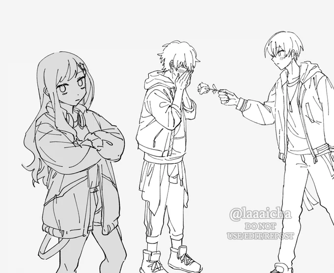 some cosplay photo redraws from youmacon LOL  it was a very fun weekend with really funny out of context photos LOL 