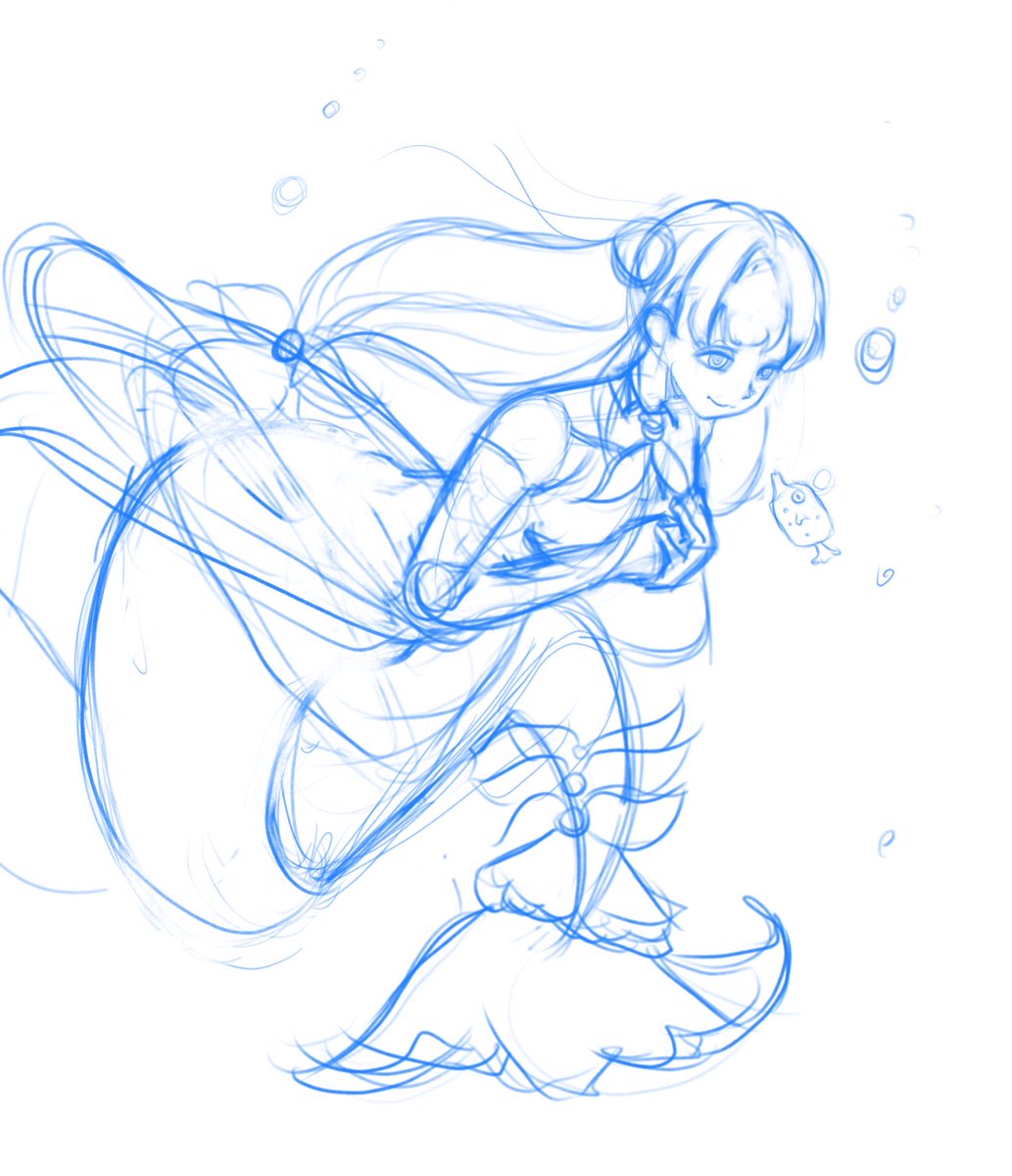 v_nightinggale's tweet photo. Under the sea~
My next WIP piece featuring @ShellyConcerti
and a boxfish
#ShellfyTime https://t.co/hRdb50mPE0