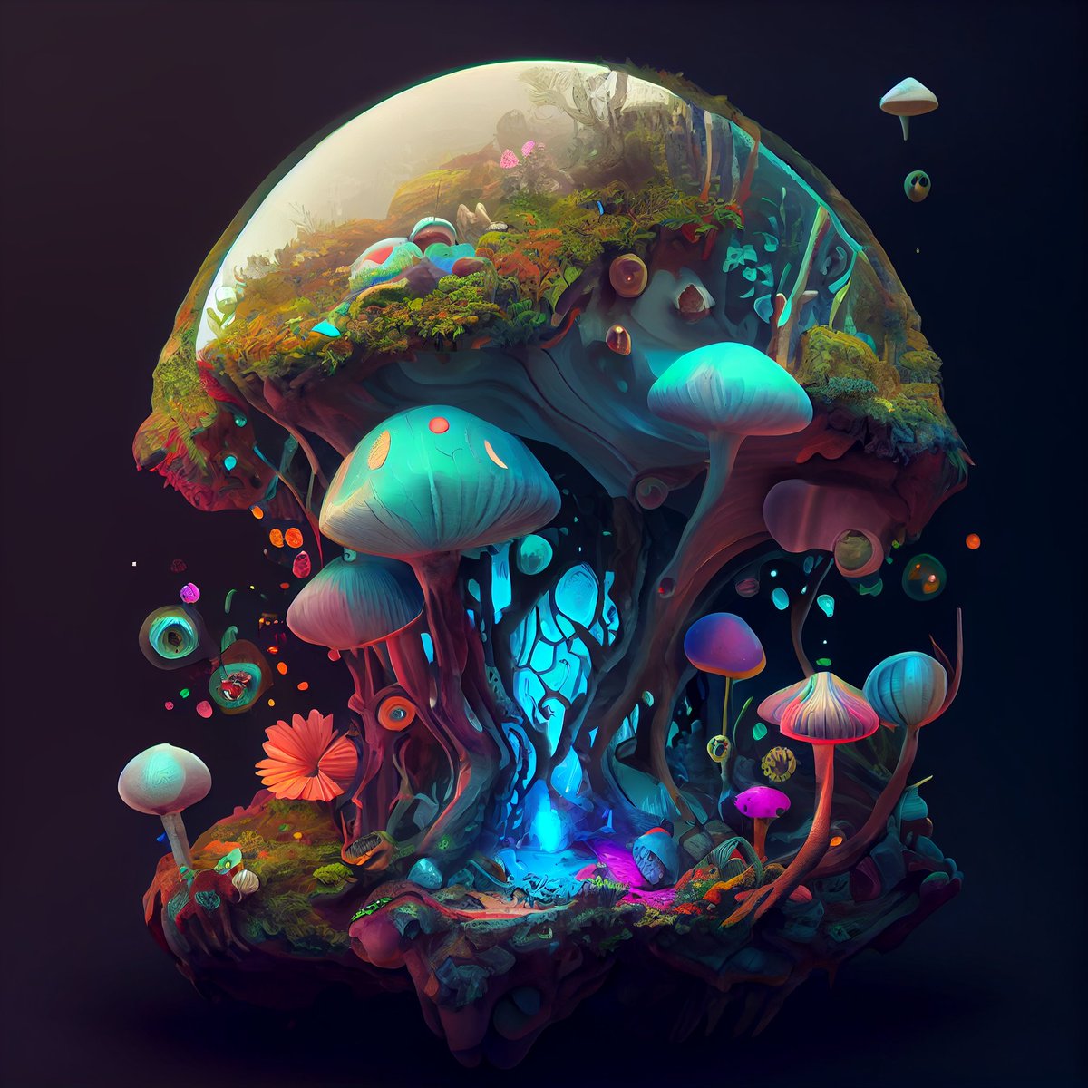 DemzOneMusic's tweet photo. GN!
“Life lived in the absence of the psychedelic experience that primordial shamanism is based on is life trivialized, life denied, life enslaved to the ego.”
― Terence McKenna
#psychedelicart #NFTart #AIart #omencollective #AIIA https://t.co/YmusSITe8f
