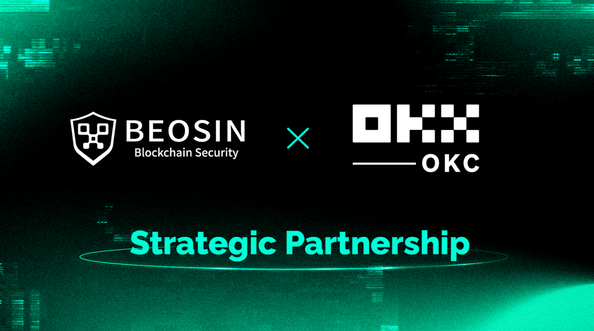 Beosin_com's tweet photo. 🎊We’re excited to announce that @Beosin_com has entered into a strategic partnership with OKC (OKX Chain) @OKCNetwork 

🔗Read More⏬
https://t.co/e5417B7urS https://t.co/svuILjw5k2