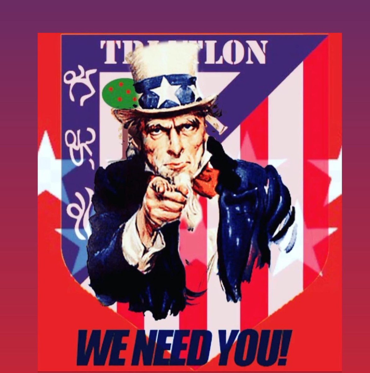 TriatlonAtleti's tweet photo. Estás pensando en hacer Triatlon?. En cambiar tu estilo de vida?. Si, encima, estos son tus colores, no lo dudes. Únete a nosotros #ORGULLOyPASION https://t.co/C14mo0WwXm
