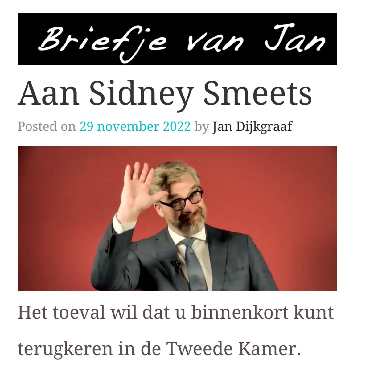 KnijffRobert's tweet photo. OLD HABITS NEVER DIE…
Briefje van Jan Dijkgraaf aan Sidney Smeets… Of hij ‘ons’ een plezier wil doen, door weer namens D66 in de Tweede Kamer te gaan zitten… Smullen!..
Cc: @jndkgrf | @SmeetsLaw | @D66
#BriefjeVanJan #JanDijkgraaf
#D66gate #Groomer
https://t.co/ILWKwnCq5D https://t.co/S9XTki5xXK