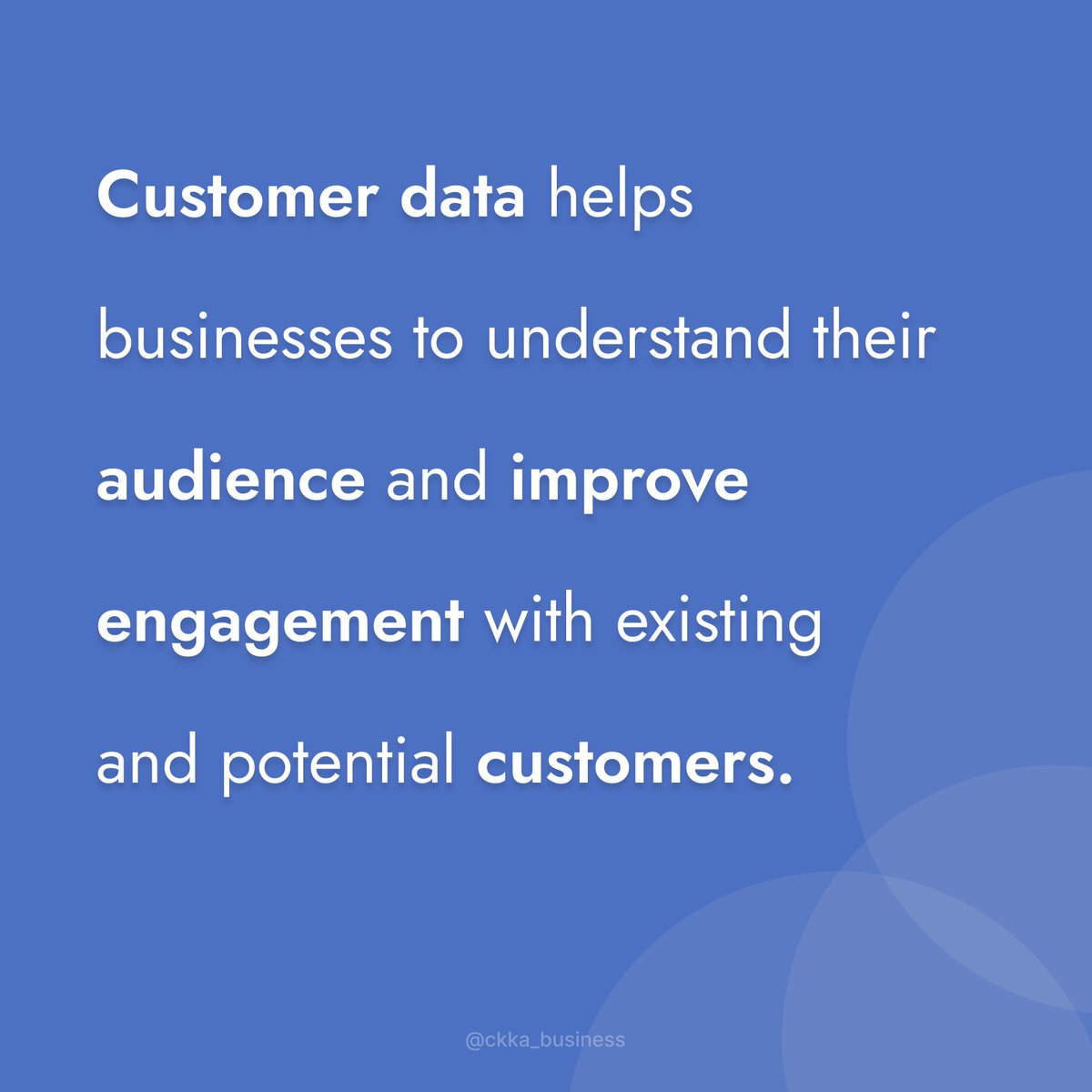 ckka_app's tweet photo. Data is a gold mine for retailers, businesses, and marketers. Data can be collected by getting customers to fill out feedback forms. Understanding customers' needs help businesses to fulfill those needs through #rewardprograms, product #recommendations,and #Personalization.
#CKKA https://t.co/s3WbsAjKX0