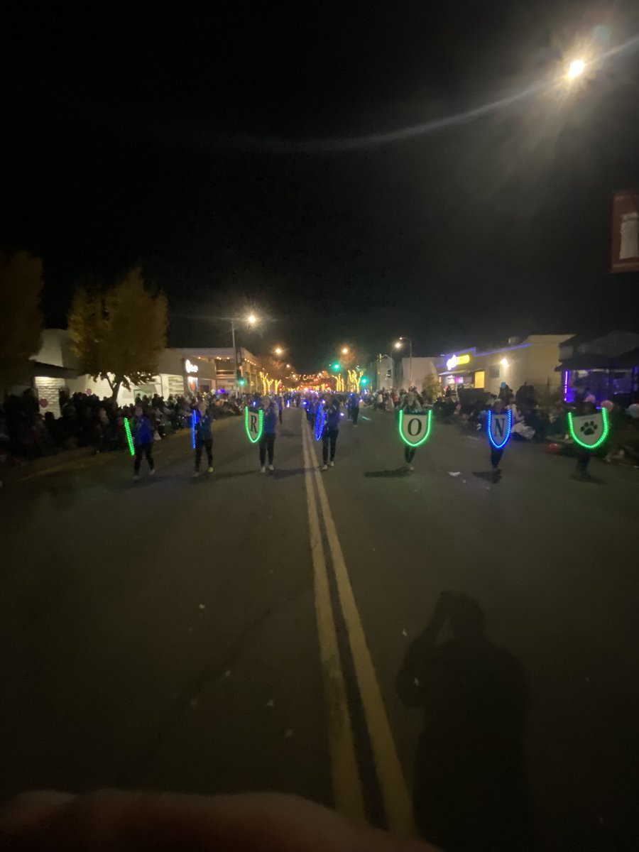 It was a great night, kick off the holiday marching season at the Visalia Christmas Parade <a href="/BurtonSchools/">Burton Schools</a>