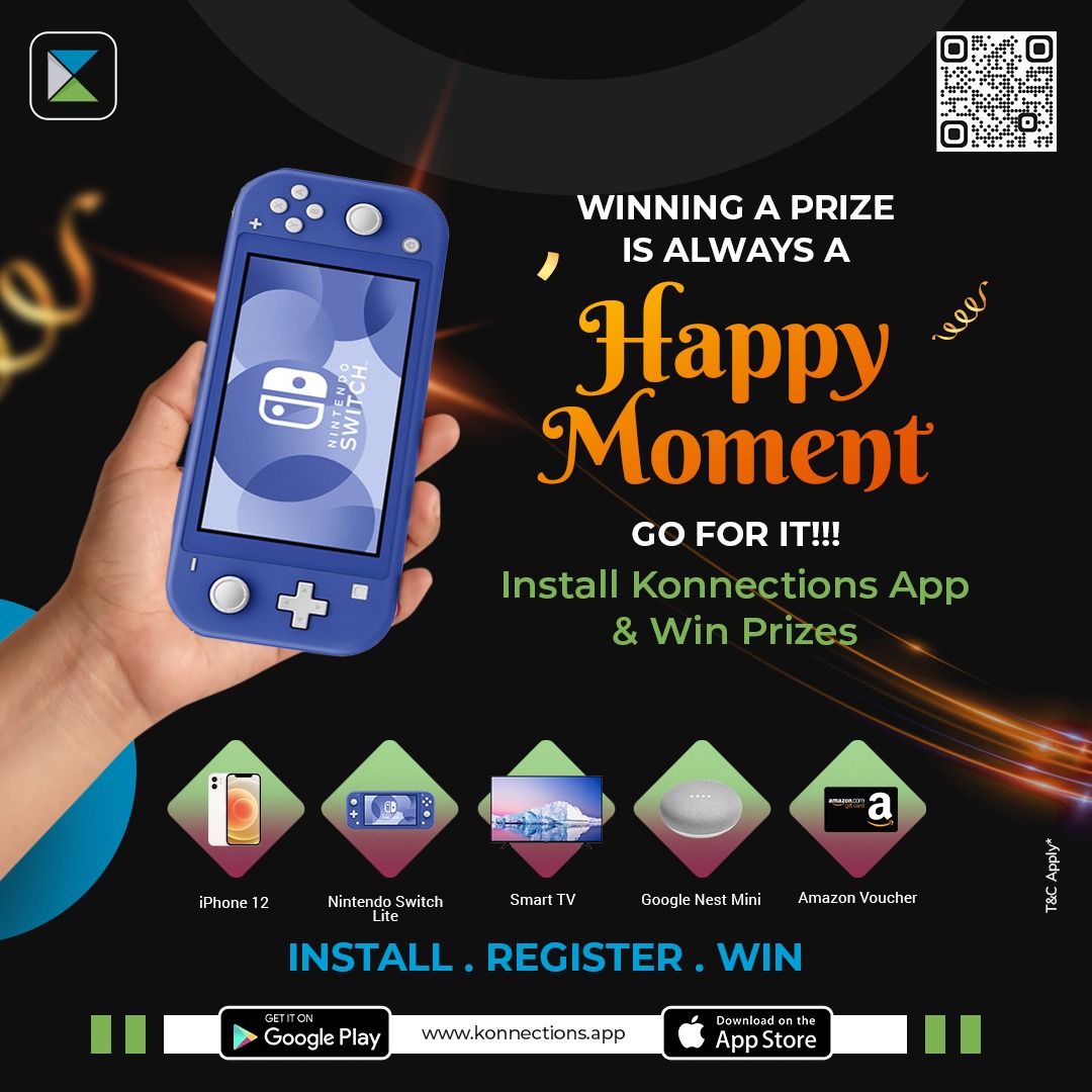 What matters is participating. Prizes don’t. Don’t try to console yourself with all of it when you land the 2nd spot & you win a nintendo switch lite
With Konnections, everyone wins.
Download konnections.app
#advancedapp #playstore #appstore #socialphonebook #konnections
