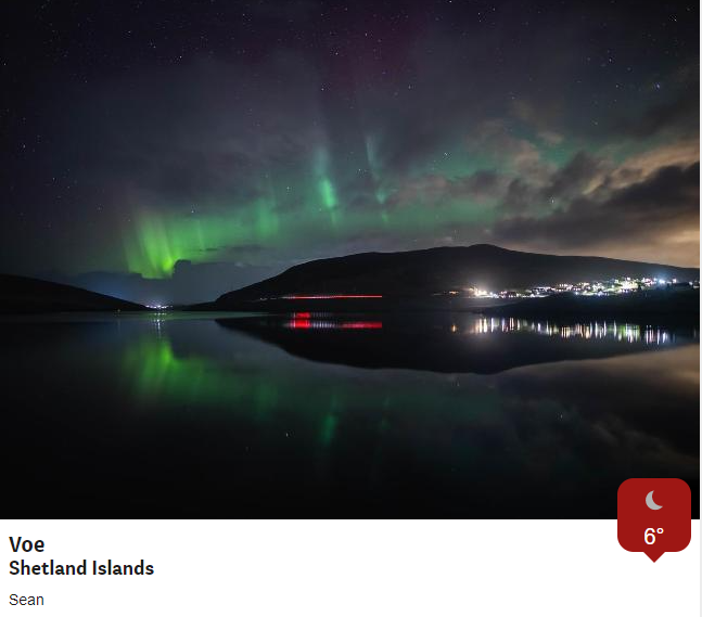 BBCScotWeather's tweet photo. The Northern Lights putting on a show last night! Thanks @BBCWthrWatchers #AuroraBorealis JR https://t.co/bm86NSFabu