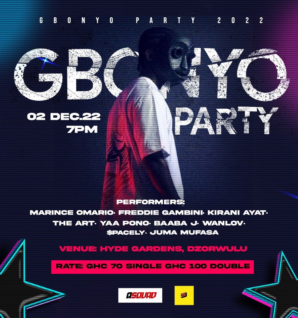 Lst_Brn's tweet photo. Thos friday 02.12.22 for Hyde Gardens.
@marinceomario brings you second the edition #GbonyoParty22. 

More shliming this friday  🐍🐍🐍
#shlime #asquaddeycome #tsotsoo #oblitey #juleebi https://t.co/1KhzMjY6t0