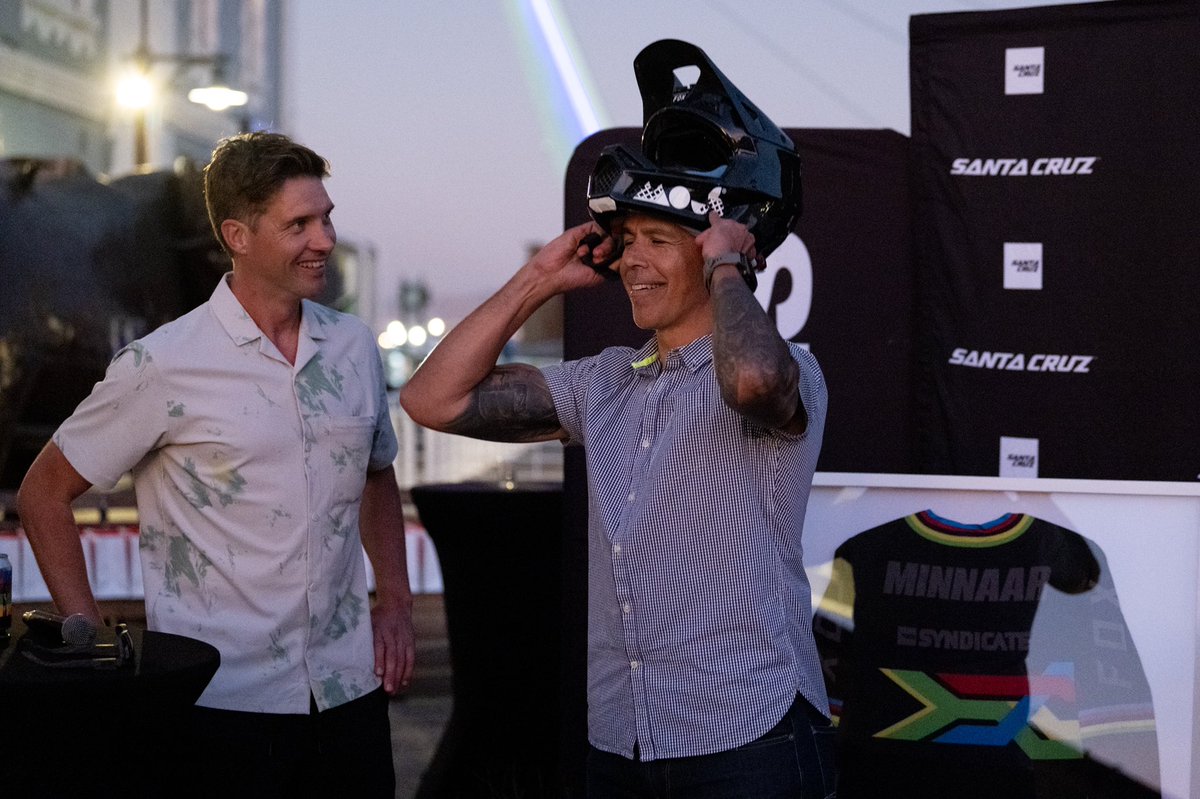_RushSports_'s tweet photo. The Good Vibes Tour wasn’t just about bikes &amp; beer… we are thrilled to have raised R110 000 over the three nights auctioning signed @GregMinnaar Syndicate Jerseys at each stop 🐐🇿🇦 with proceeds split between #ChasingZero &amp; Town Bush Trails

#WeRide @santacruzbikes @maxxistires https://t.co/enDkGPBzeE