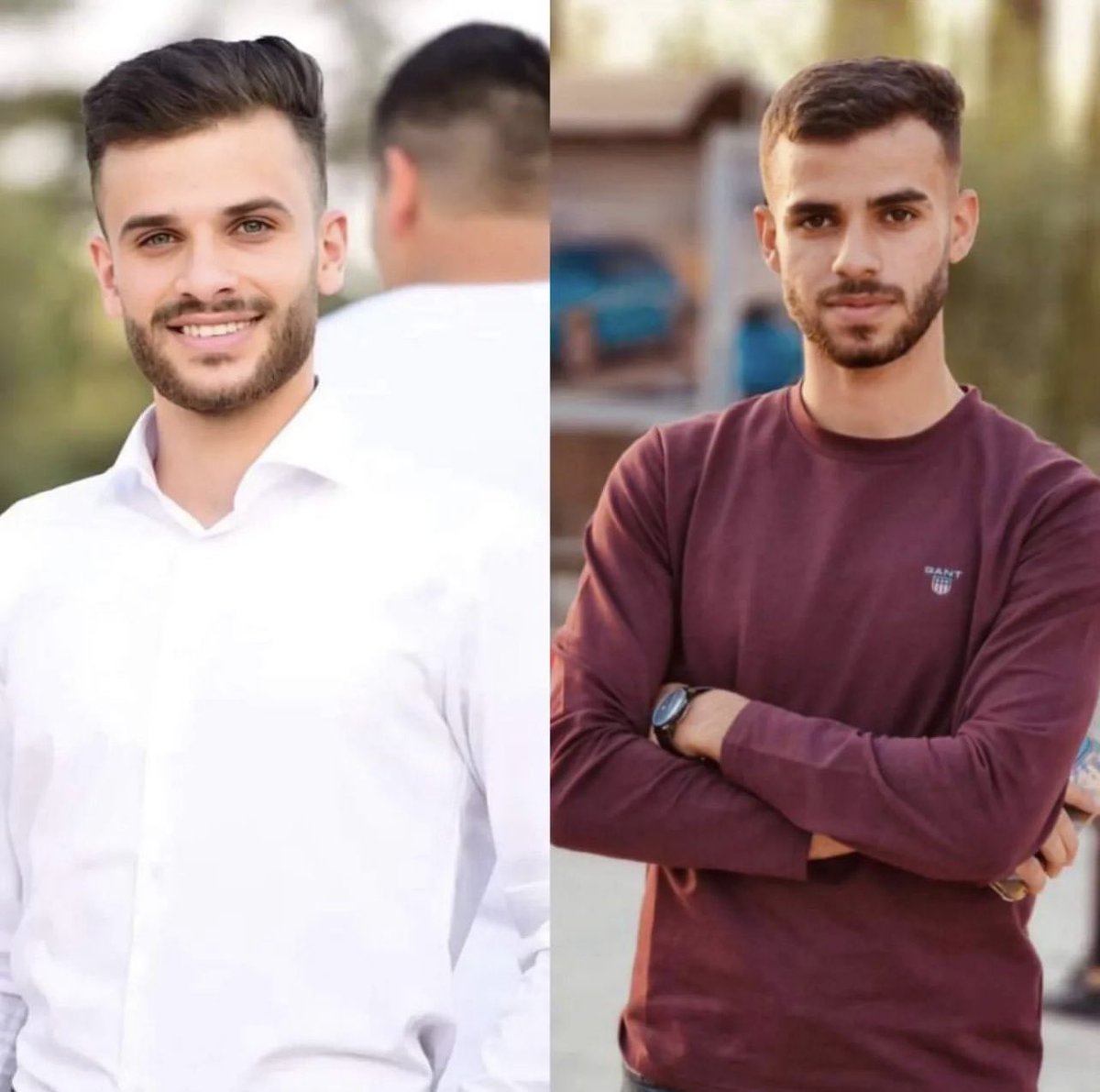 MuhammadSmiry's tweet photo. lsraeli forces have killed two Palestinian brothers, Jawad and Dhafer Rimawi, this morning in the north of Ramallah. Palestine. https://t.co/eKSYpgzHi5