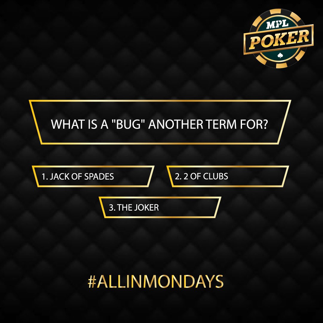 mpl_poker's tweet photo. Are you game for @mpl_poker's All-In Mondays Quiz? 
You get to win ₹1000 #GiftCards
Rules: 
Follow our page, tag your friends to answer 
Use the hashtag #AllinMondays  
Get 3 friends to follow 
@mpl_poker Winners to be announced on Saturday
#ContestAlert #GiveawayAlert #MPL https://t.co/4ZmtpGTN9T