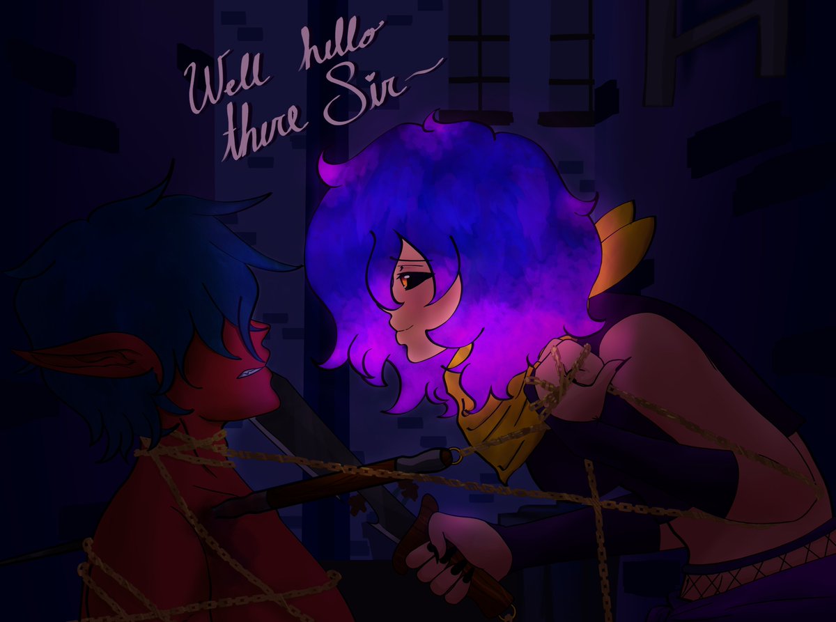 JaneRose_13's tweet photo. Eris went into a late night mission and found a little mouse to play with. Surely the mission can wait a little~💜
#guildiesona #guildiesonas https://t.co/tgjpjZk1Ak