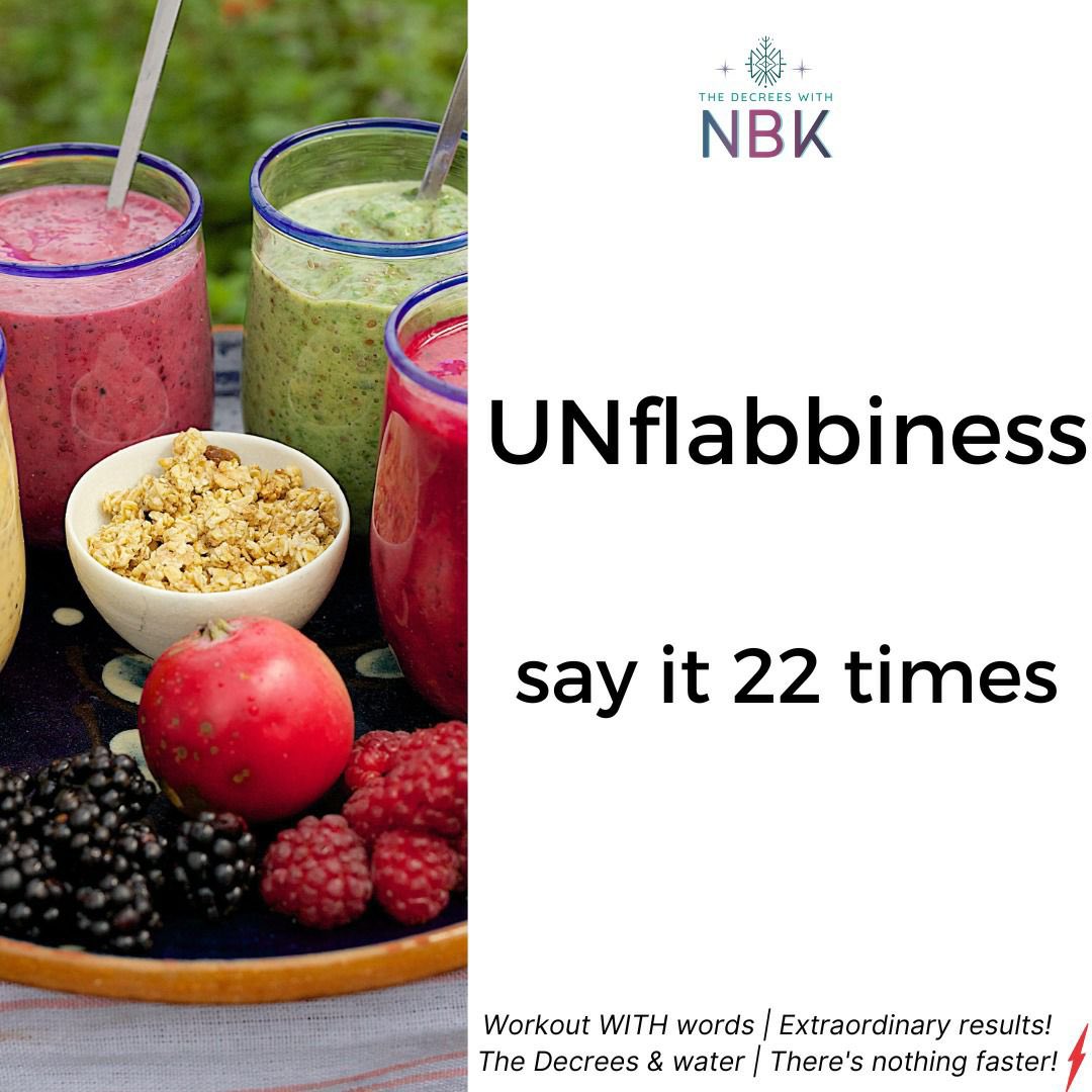 NBKspeedster's tweet photo. Happy ThankFULL Tuesday 😀

Here is today decree 💫

#NidhuBKapoor #NBKspeedster #TheDecrees #flatterbelly #healing #TuesdayVibe #EnergyHealing #fitnessjourney #wellnessjourney #speak5d #workoutwithwords https://t.co/9JHvUXjXMr