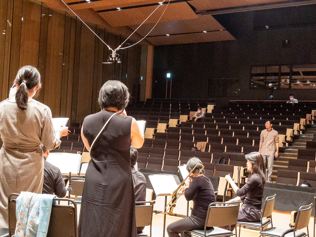 Salicus_kc's tweet photo. ゲネ始まりました。
今日の演奏は…ドキドキの演奏になりそうな予感！
ルーテルとは違った演奏を楽しんで頂けそうですよ。

当日券もございます。
是非、皆様のお越しをお待ちしております！ https://t.co/2p1WnFZeID