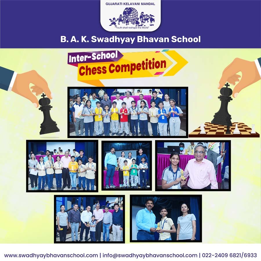 GkmSchools's tweet photo. Chess is a game of not only intellect and cunning, but of bouncing back after losses, practice, discipline and persistence. This statement proved true for the GKM Inter-school Chess Tournament held on 11th November, 2022. https://t.co/luRquTr2kw