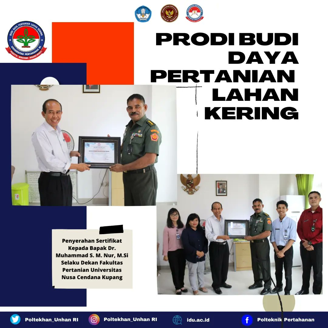 Poltek_UnhanRI's tweet photo. Kadet Mahasiswa/i Cohort I dan II  Prodi Budi Daya Pertanian Lahan Kering Politeknik Ben Mboi Universitas Pertahanan RI dengan jumlah 50 orang melaksanakan praktikum pengolahan lahan kering. Pratikum ini dilaksanakan di Fakultas Pertanian Universitas Nusa Cendana(UNDANA) 28/11/22 https://t.co/soBS1iLqFx