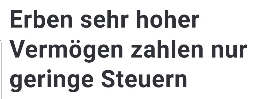 watch_union's tweet photo. Wenn Frau Klatten ihre rund 25 Mrd. € vererbt, werden ihre Erben voraussichtlich um die 0,2% Erbschaftssteuer zahlen.
Möglich wären bis zu 35% - Das ist bei extrem hohen Vermögen aber quasi ausgeschlossen.
Herr #Lindner kennt das Problem, sieht aber keinen Grund zu handeln
/PM https://t.co/22ZLMf1zka