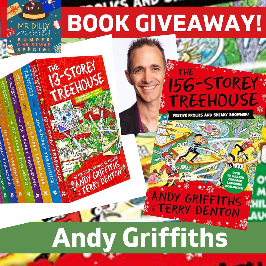 📣#GiveawayAlert!🎁 

Three lucky #SCHOOLS can WIN a FULL SET each of @AndyGbooks <a href="/terrydbooks/">Terry</a> TREEHOUSE series! To enter - RT, Like &amp; Follow. Closes 5/12

🎅 Meet @AndyGbooks &amp; more
FREE #Christmas Kid's #Author Event 6th Dec 11am tinyurl.com/4heet5bn 🥳

#edutwitter #kidlit