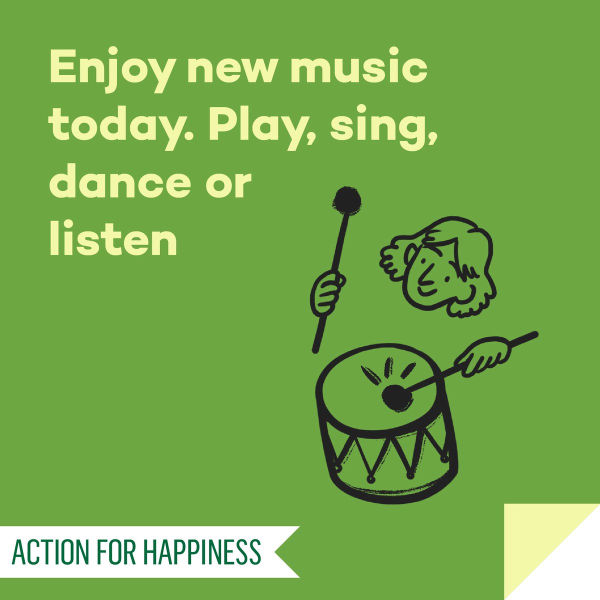 New Ways November - Day 29: Enjoy new music today. Play, sing, dance or listen 🎵 actionforhappiness.org/new-ways-novem… #NewWaysNovember