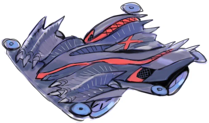 タミヤ×カプコン的なやつ。ナルガむずいっす。モンスターと防具のキャラクター性が微妙に一致しないからでしょうかねえ。AI搭載の悪のミニ四駆感ある。 