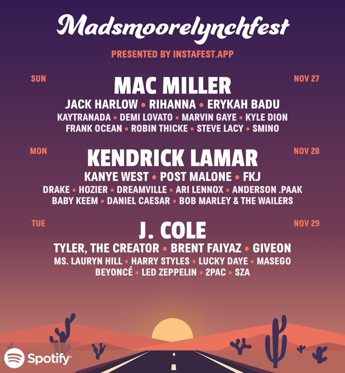 madsmoorelynch_'s tweet photo. imagine this lineup… https://t.co/Z3aqItxNdl