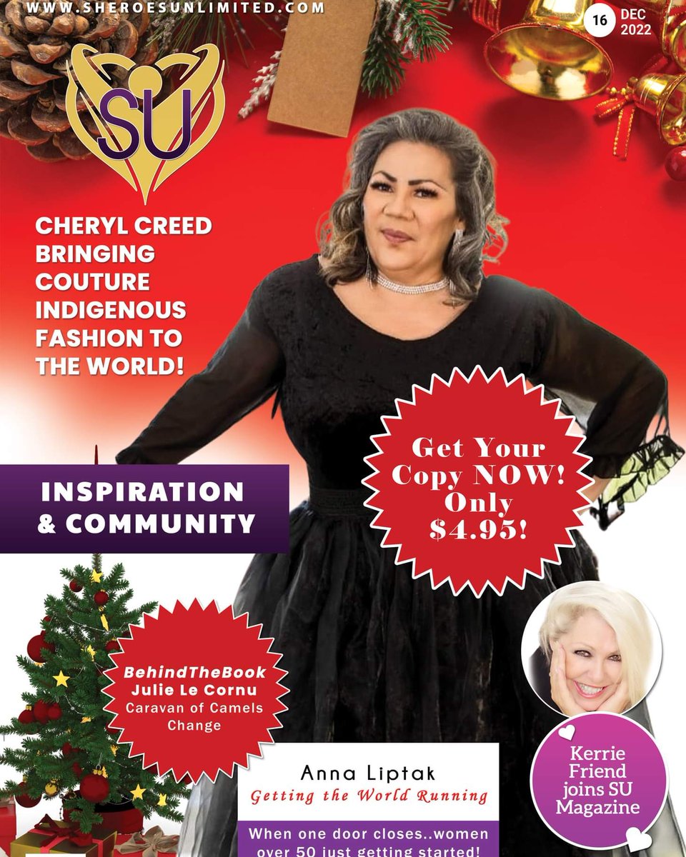 SheroesGlobal's tweet photo. Latest issue (last for 2022) SUMagazine out now!Cheryl Creeds inspirational story is our feature.Written by women over 50 for women over 50💃💃We welcome Australian Media personality Author Kerrie Friend too 💖Available from our website #SUMagazine #magazine #magazineforwomen https://t.co/KRtpg5uvFW