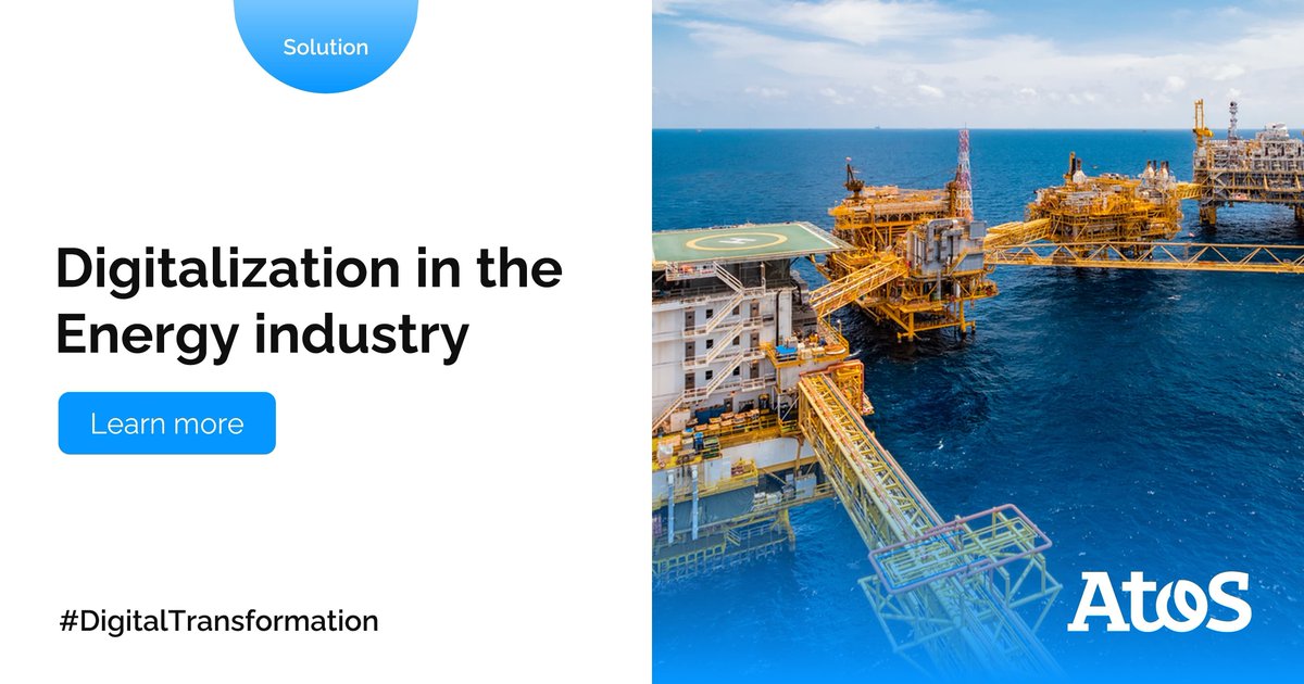 Bokse001's tweet photo. Learn how we support the Energy industry with advanced digital technology and data science solutions to drive value through data by bringing down costs, and connect people, processes and data ➡️ https://t.co/YxJqPtLnKN

#DigitalTransformation #DataScience https://t.co/U3mJy0Jvb2