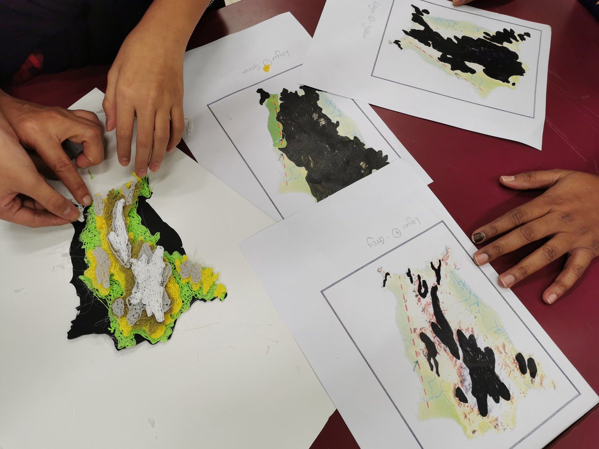 HISYear6's tweet photo. @HISYear6 using 3D doodle pens to reinforce their learning on the topographical features of islands. @The_IPC #earthasanisland #HISlearning @HELPISKL https://t.co/nXv7VusZq2