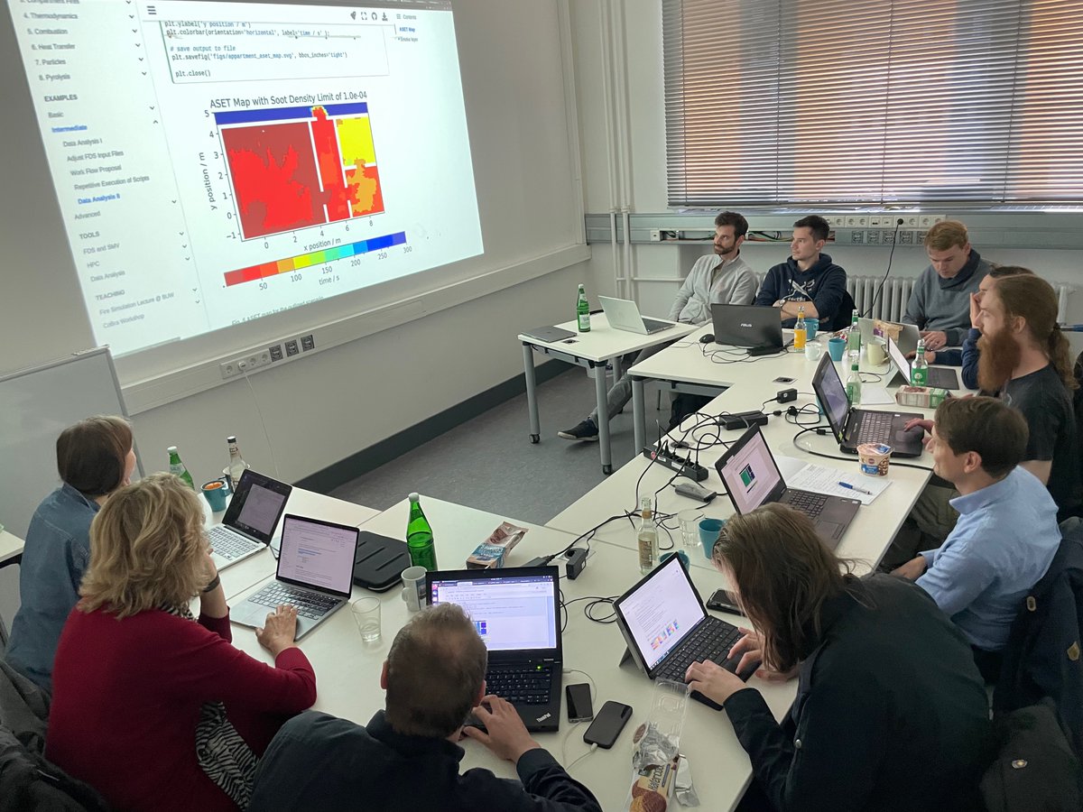 Lukas Arnold (@lukasarnoldfire) on Twitter photo Last week, we concluded our hands-on workshop 👩💻🧑💻series on HPC, data analysis and automation for fire simulations 🔥 with FDS at <a href="/Uni_Wuppertal/">Bergische Universität Wuppertal</a>. We reached out to practicioners in Germany and got nice feedback w.r.t. the applicability. Funded by the @BMBF_Bund. Thanks to all! Last week, we concluded our hands-on workshop 👩💻🧑💻series on HPC, data analysis and automation for fire simulations 🔥 with FDS at <a href="/Uni_Wuppertal/">Bergische Universität Wuppertal</a>. We reached out to practicioners in Germany and got nice feedback w.r.t. the applicability. Funded by the @BMBF_Bund. Thanks to all!