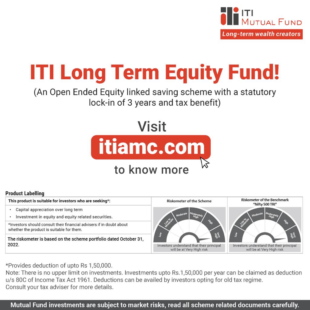 cafemutual's tweet photo. Invest to #AimALittleHigher than just tax saving with the ITI Long Term Equity Fund.
Know more about the fund here - https://t.co/VwHQT2OurW
#ITIMutualFund #LTEF #AimALittleHigher @itimutualfund https://t.co/wP8AACRoUF
