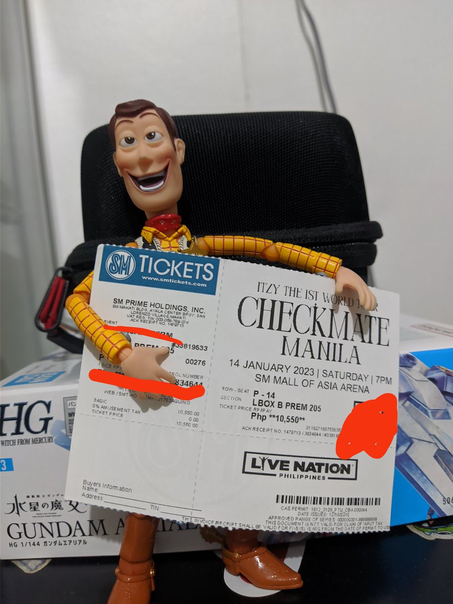 hobbynijibs's tweet photo. LFB WTS Selling #ITZYinMANILA #ITZY_CHECKMATE_MANILA Day 1 Ticket

1 Lower Box B Premium 205 

10550+online fee

RFS: Suddenly assigned work on that day 😭 2nd Day bawi https://t.co/zk0xs79vOn