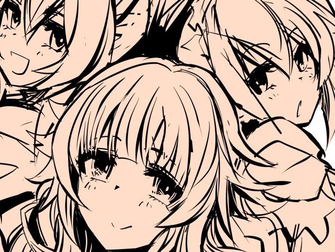 絵は描いてるんだ、、wip(ゲスト二枚 