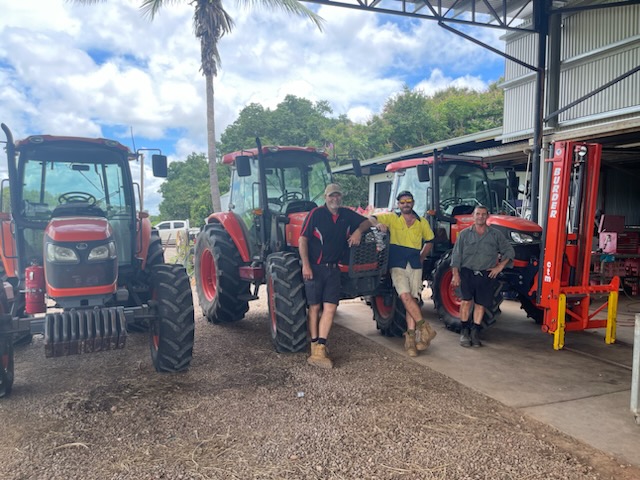 WSBDistributors's tweet photo. #WSB Distributors Humpty Doo has been busy installing the #AgLeader Incommand 800 display bundle with Steady Steer into three #Kubota M9540 tractors
Many thanks to Daly River Stock Feed at Daly River NT
#WSBintheNT #WSBPrecisionAg #HumptyDoo https://t.co/i2mE3UgKCJ