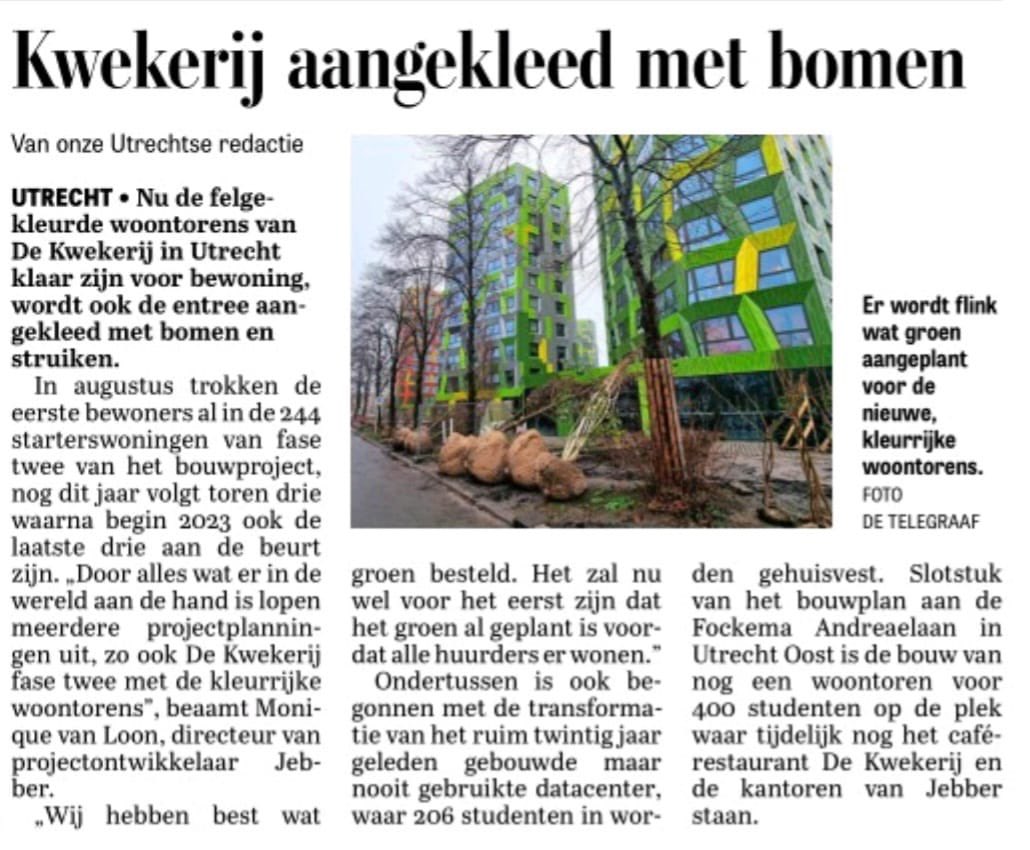 Van grijs naar groen <a href="/telegraaf030/">Telegraaf Utrecht</a>