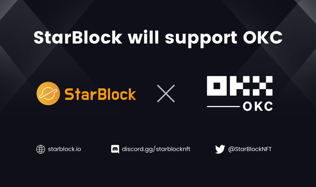 StarBlock | NFT Marketplace (@starblocknft) on Twitter photo As a multi-chain #NFTMarketplace, We are happy to announce that #StarBlock #NFTMarketplace is going to support OKC (OKX Chain) <a href="/OKCNetwork/">OKT Chain ⚛🕸</a>. We will integrate both NFT issuing and NFT trading on #OKC to make a bigger OKC NFT ecosystem.
#NFTFarming As a multi-chain #NFTMarketplace, We are happy to announce that #StarBlock #NFTMarketplace is going to support OKC (OKX Chain) <a href="/OKCNetwork/">OKT Chain ⚛🕸</a>. We will integrate both NFT issuing and NFT trading on #OKC to make a bigger OKC NFT ecosystem.
#NFTFarming