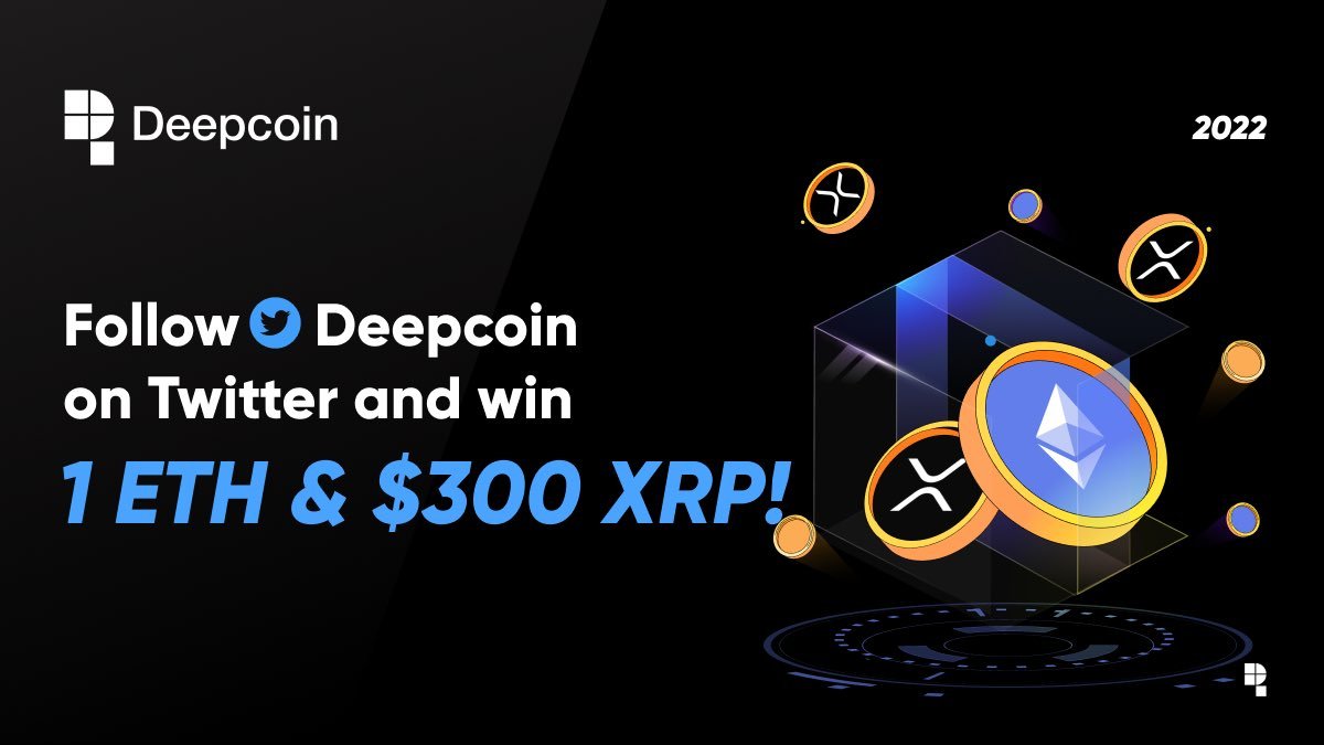 deepcoin_news's tweet photo. 💸1 ETH &amp; $300 XRP #Giveaway//72h
🎁1 Luckyyyyy winner gets 1 ETH 
&amp; other 2️⃣0️⃣0️⃣ winners share $300 #XRP 

✅Follow @deepcoinex_app &amp; @Deepcoin_Daily
✅RT &amp; ❤️ this tweet
✅Comment your UID below https://t.co/0iGMsXa5xy